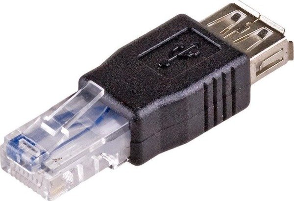 Producto - ADAPTADOR MACHO RJ45 - MACHO USB