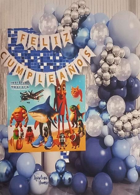 Producto - Set de Globos Tralalero Tralala Sahur y Deco Party . 69 Art CONSULTAR STOCK