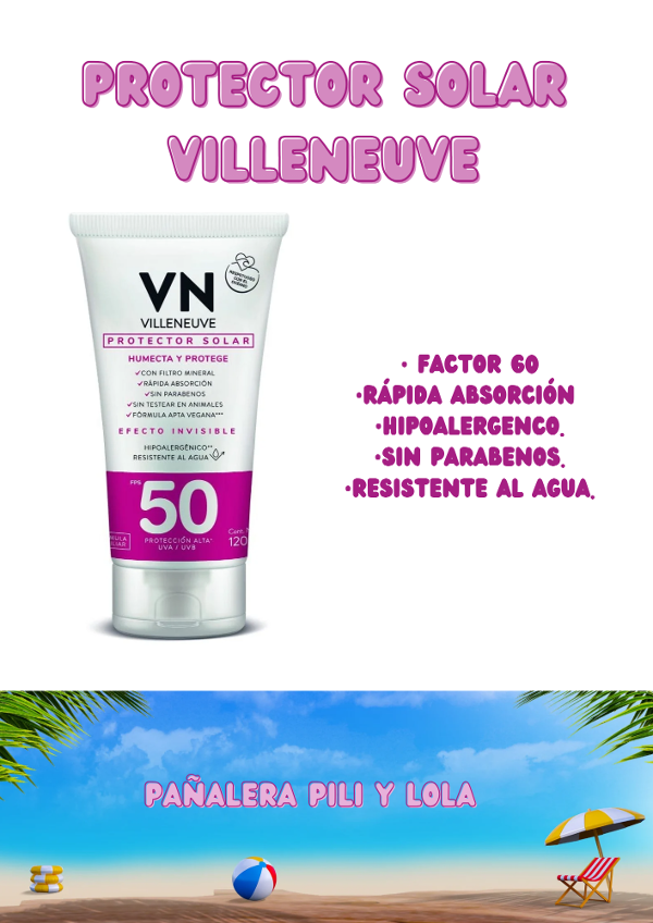 Producto - Protector solar Villeneuve FPS 50