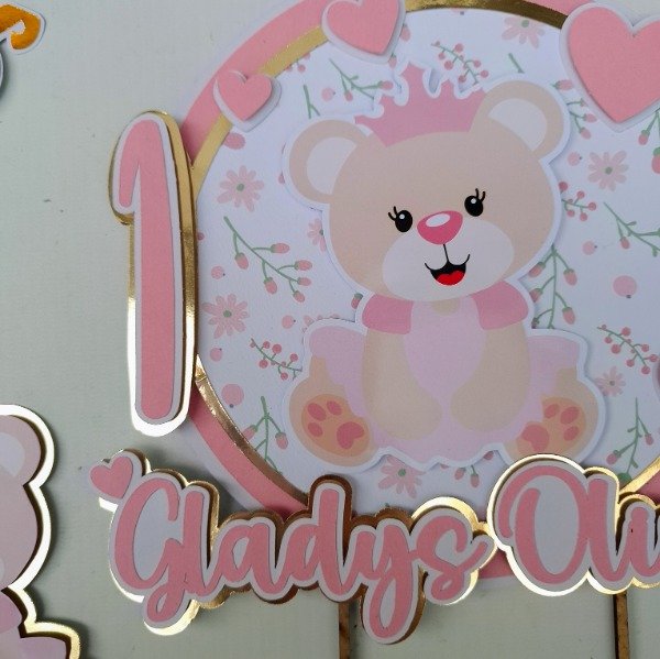 Producto - CAKE TOPPER OSITA CORONA - 5