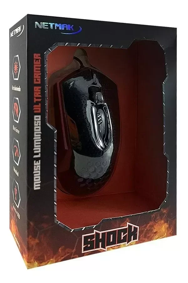 Producto - Mouse Retroiluminado Netmak Shock