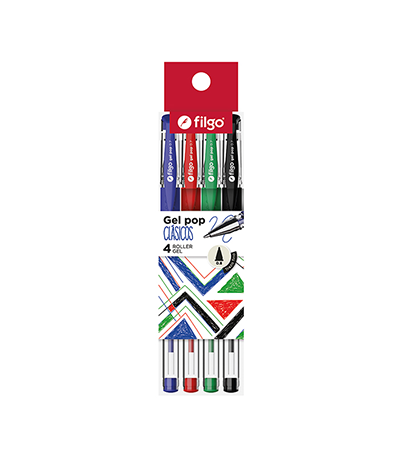 Producto - Roller FILGO gel pop  Pack x 4 - 0