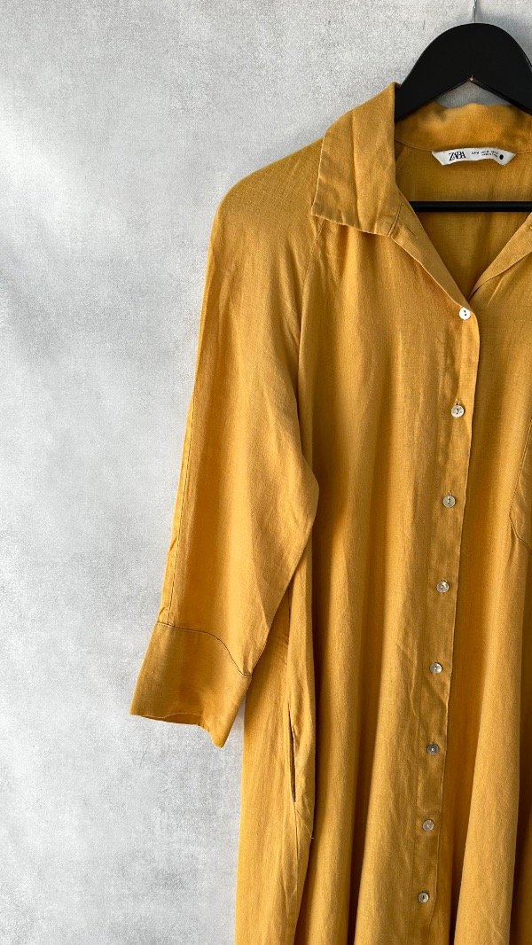 Producto - Vestido camisero de lino Zara TM - 2