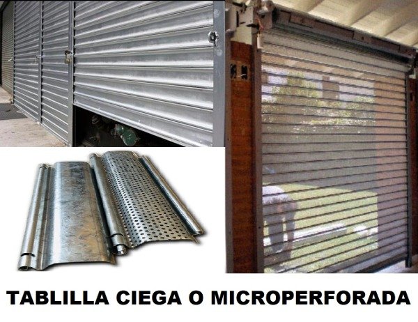 Producto - Cortinas Metalicas a Medida ciega o microperforada