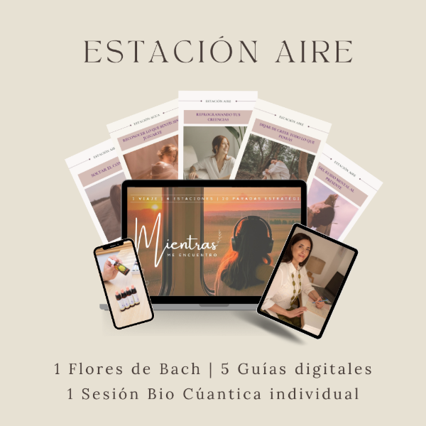 Producto - Estación Aire - 5 Guías + 1 Flores de Bach + 1 sesión Bio Cuántica