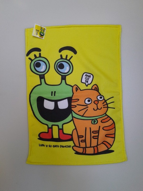 Producto - Toallita Lupa y su Gato Pancho