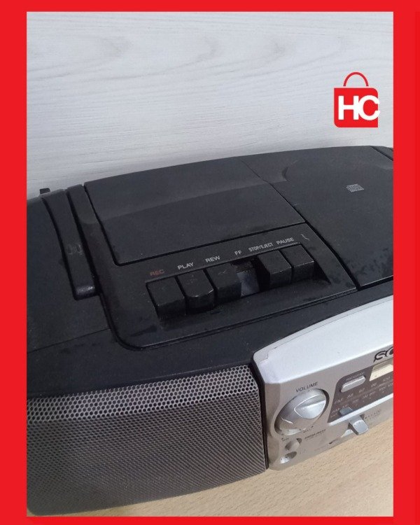 Producto - Radio grabador portatíl Sony CFD-V5 con CD, cassette y radio AM/FM - 4