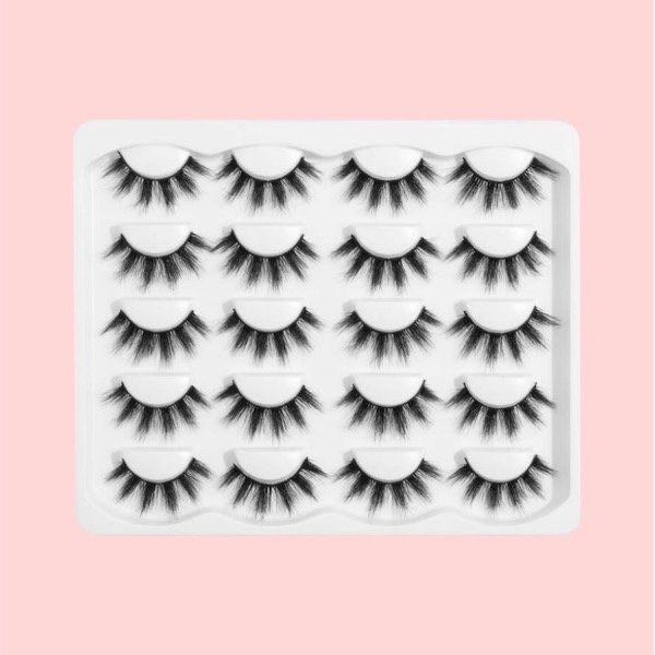 Producto - 10 Pares de Pestañas Tupidas