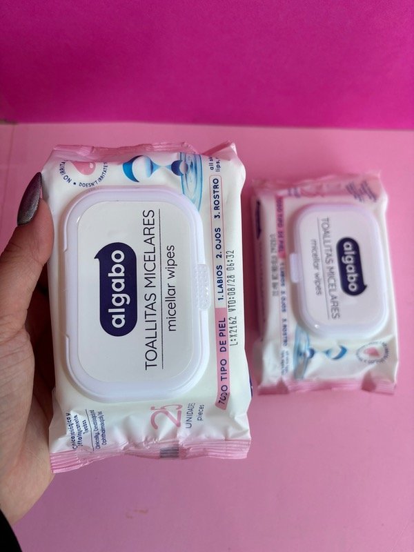 Producto - Toallas desmaquillante Micelar Algabo