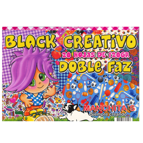 Producto - Manchitas - Block Dibujo Fantasía