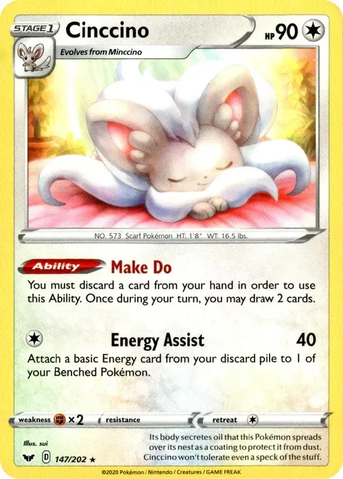 Producto - Cinccino - 147/202 - Sword and Shield