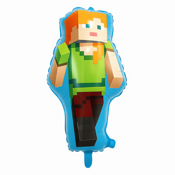 Producto - GLOBO PERSONAJE MINECRAFT RUBIO 80 CM X1