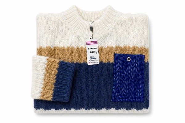 Producto - Sweater rayado con bolsillo exclusivo