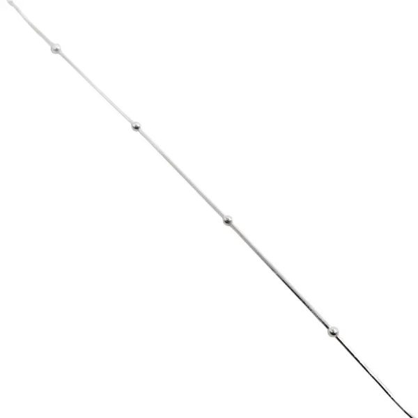 Producto - PULSERA COLA DE RATON DIAMANTADA BOLITAS