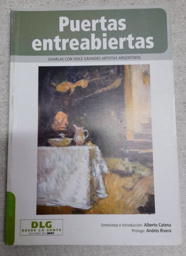 Producto - Puertas Entreabiertas - Charlas Con Artistas Argentinos - Desde la gente