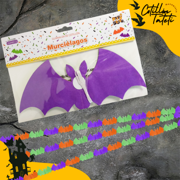 Producto - GUIRNALDA MURCIELAGOS - 300X20X15 CM