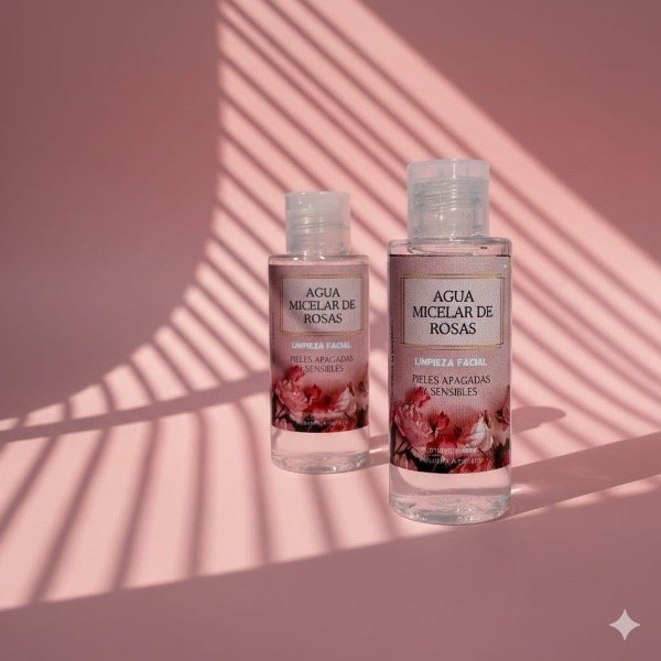Producto - Agua micelar con agua de rosas 60ml - 0