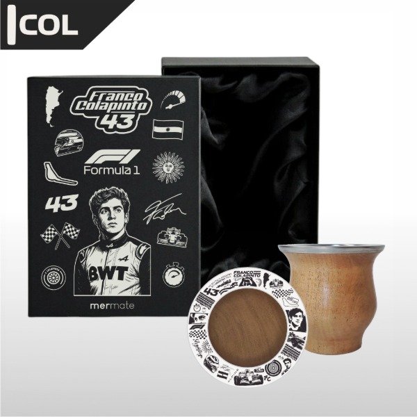 Producto - BOX MATE CON BOMBILLA Y CAJA DE PRESENTACIÓN EXCLUSIVO F1 FRANCO COLAPINTO - 2