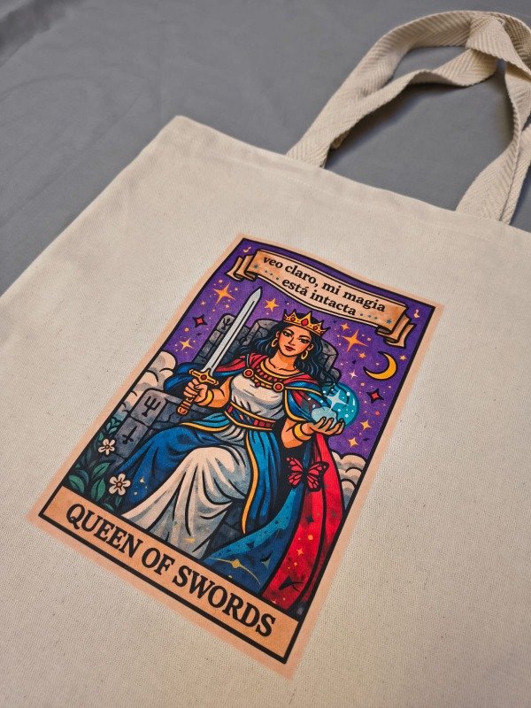 Producto - Tote Bag Reina de Espadas