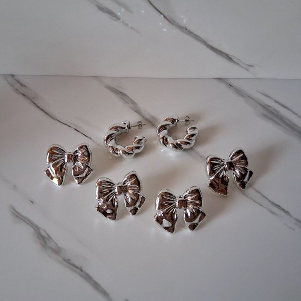 Producto - PACK N'2 AROS PLATEADOS
