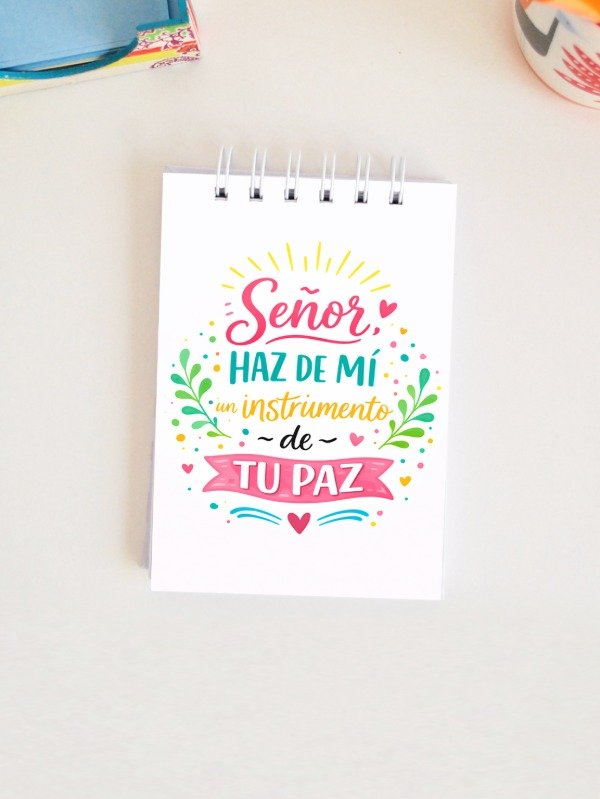 Producto - Anotador HAZ DE MÍ UN INSTRUMENTO