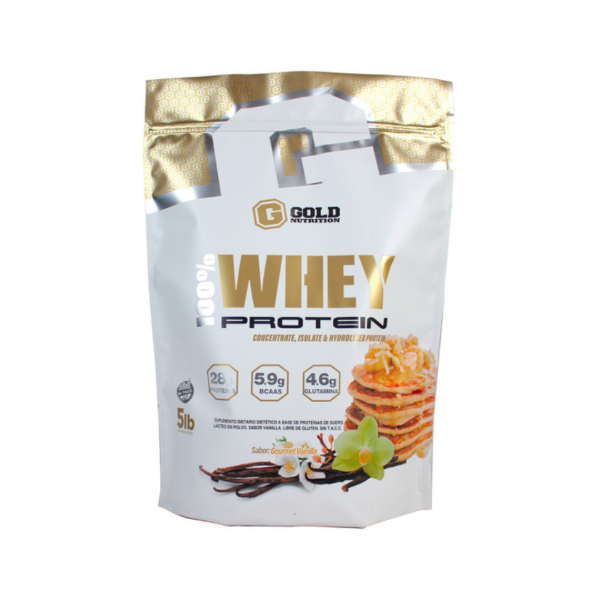 Producto - 100 WHEY PROTEIN DOYPACK 2 LB. - GOLD NUTRITION