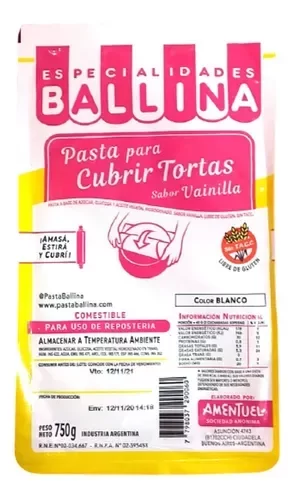 Producto - PASTA CUBRE TORTA X 750GR