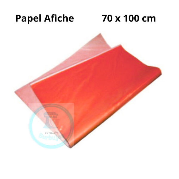 Producto - Papel Afiche Rojo 70 x 100 cm