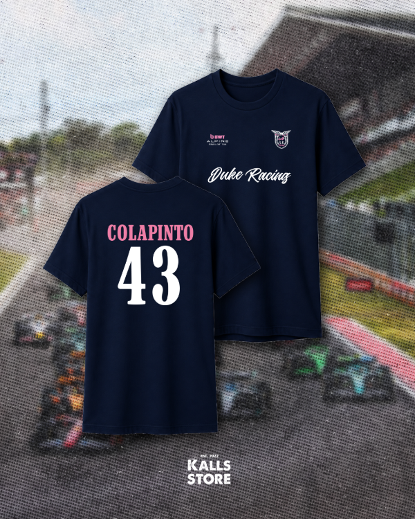 Producto - Remera Azul marino Franco Colapinto #duk3