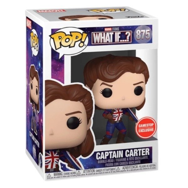 Producto - Funko Pop! Marvel What If Captain Carter 875 GameStop Ex