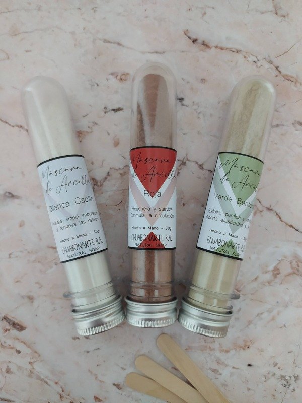 Producto - Mascarillas faciales arcillas naturales - 1