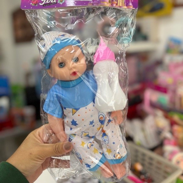 Producto - Muñeco Bebote con mamadera MAPZ-016 7420