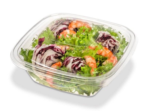 Producto - Ensaladera cuadrada cristal 1050cc Bandex