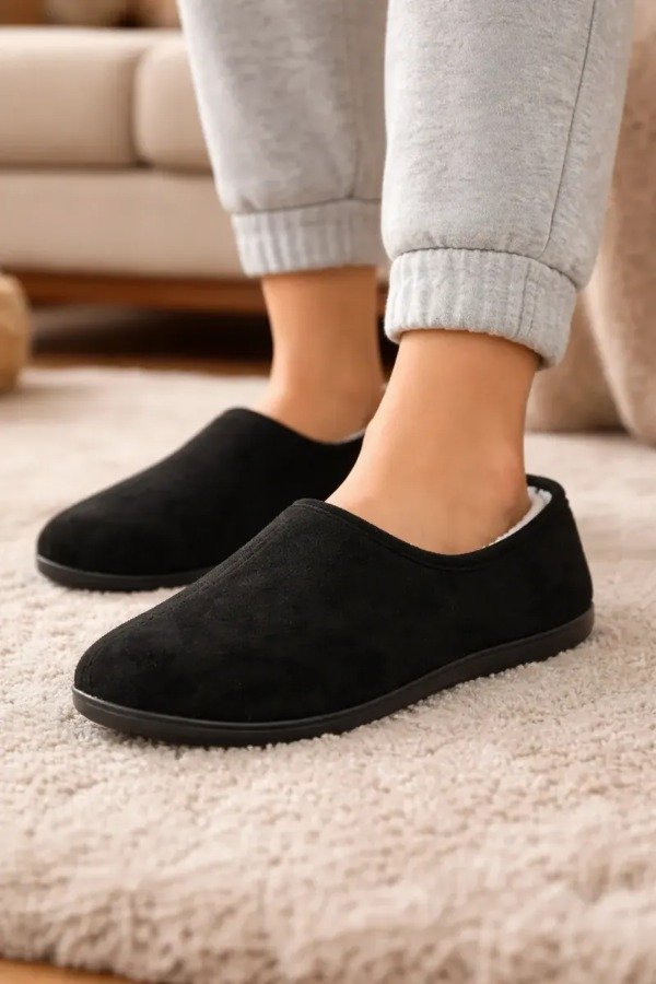 Producto - Hornito Faraon Pantufla Cerrada Con Abrigo Simil Corderito
