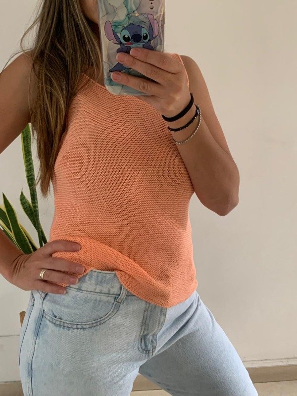 Producto - Musculosa tejida larga - 4