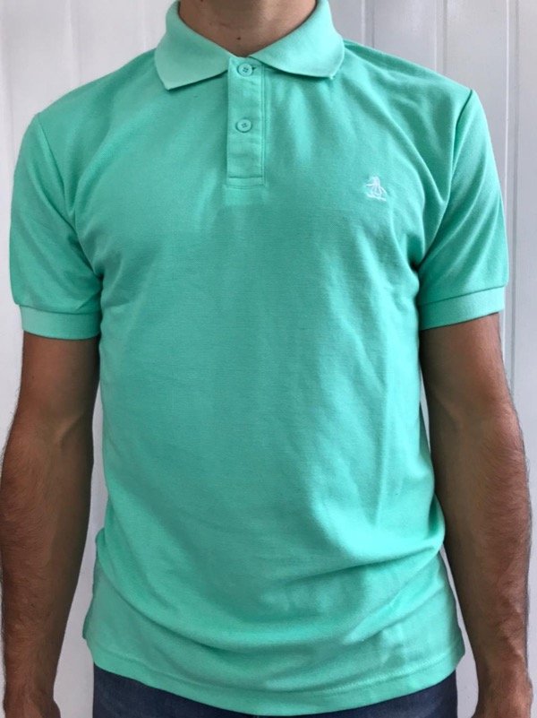 Producto - Chomba Pique Penguin Verde Agua