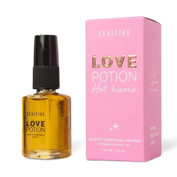 Producto - Aceite Comestible Love Potion Champagne y Frambuesa