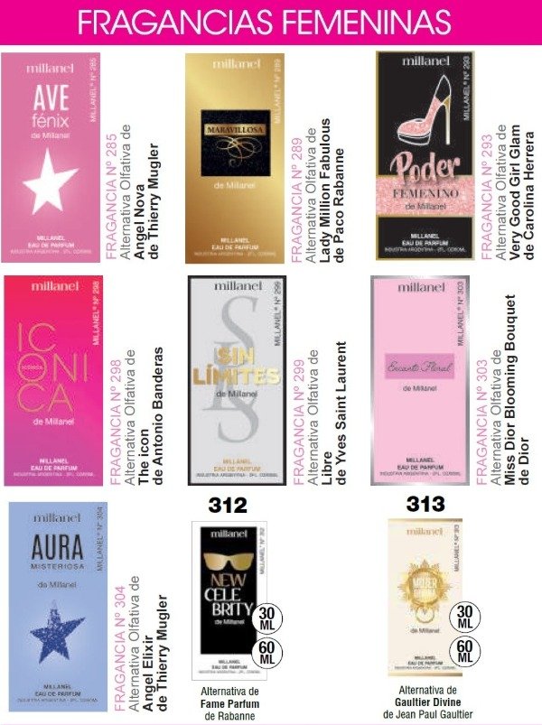 Producto - Combo femme una 30ml y una 60ml iguales o diferentes - 1