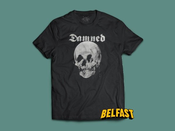 remera the damned skull