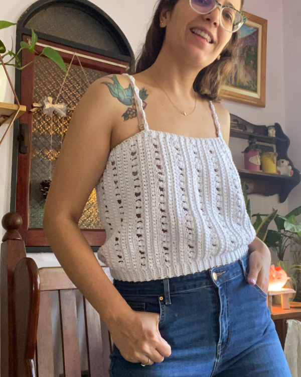 Producto - Guía de tejido - Top Marie