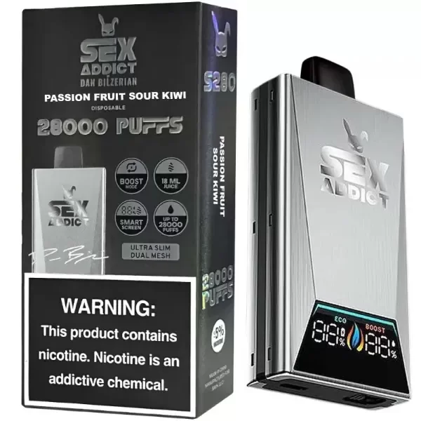 Producto - (PODS DESCARTABLES) SEX ADDICT SILVER S280 - PASSION FRUIT SOUR KIWI ICE