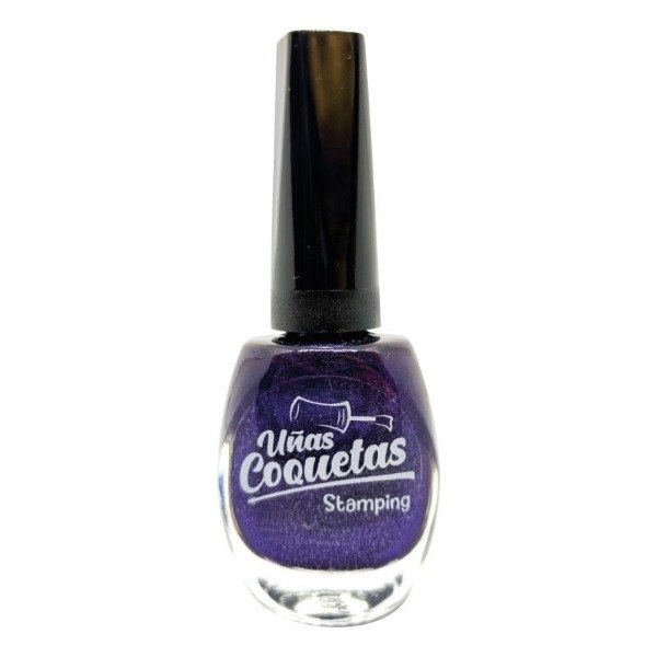 Producto - Esmalte de estampar Uñas Coquetas - Morado Perlado