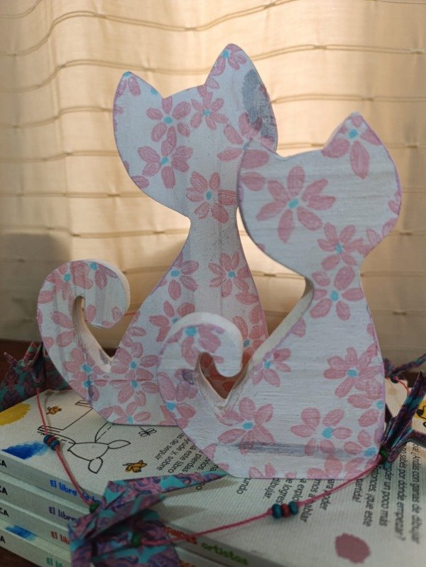 Producto - GATITOS EN MADERA 2 - 1