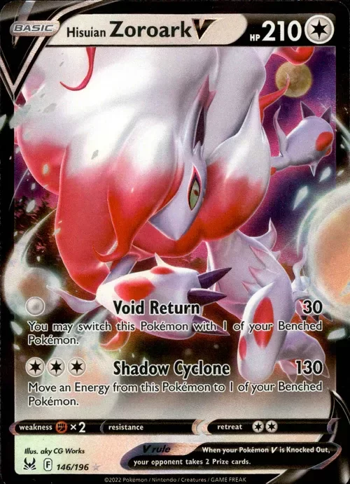 Producto - Hisuian Zoroark V - 146/196 - Lost Origin - Holo