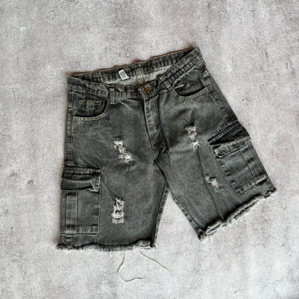 Producto - BERMUDA  JEANS MOM CARGO