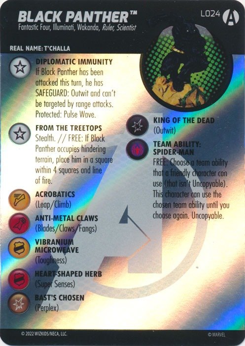 Producto - Black Panther - L024