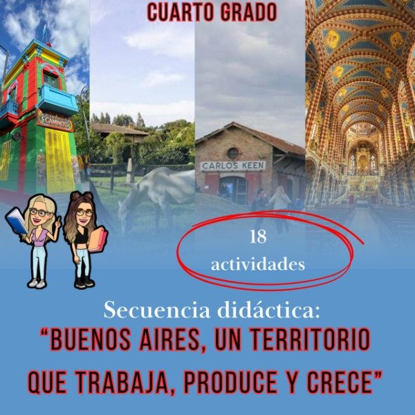 Producto - SD. BUENOS AIRES. UN TERRITORIO QUE TRABAJA PRODUCE Y CRECE. CUARTO GRADO