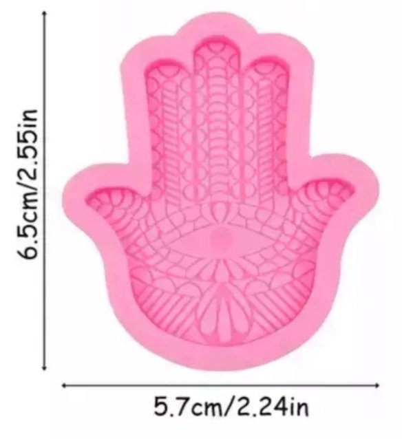 Producto - MOLDE SILICONA MINI MANO DE FATIMA - 1