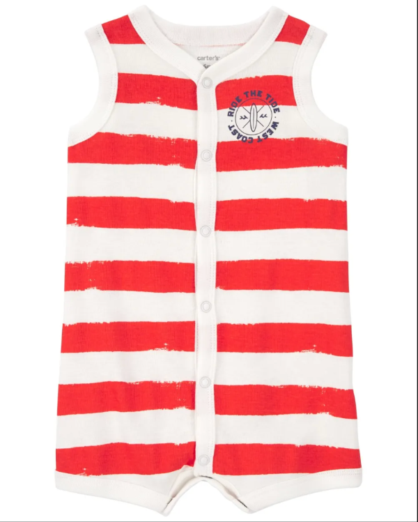 Producto - Enterito para Niños Marca Carter's Red Stripes