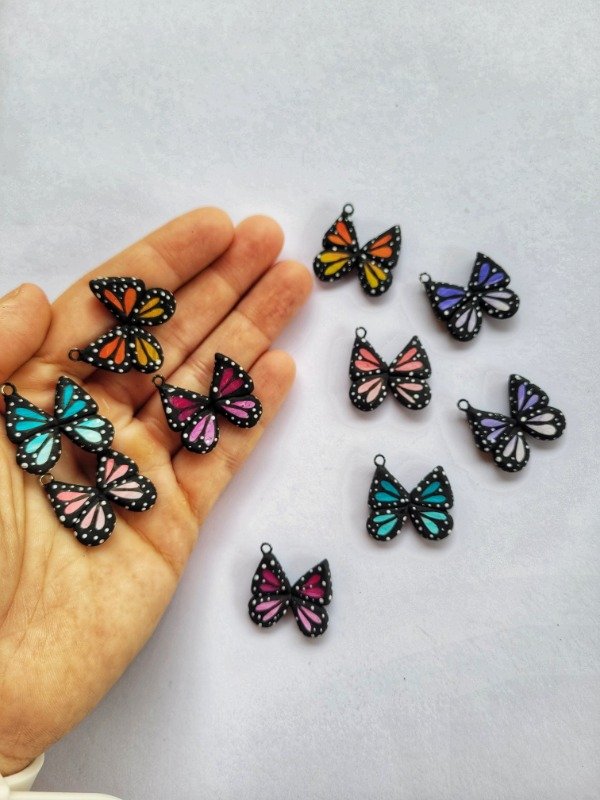 Producto - Dije Mariposas x 10 unidades (colores surtidos)